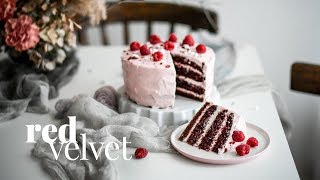 red velvet cake  recipe  red velvet torta  recept [upl. by Kenzi]