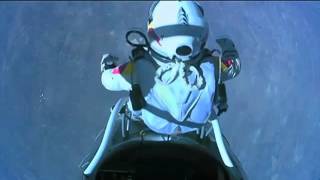 Felix Baumgartner highest skydive ever The highest parachute jump ever HD [upl. by Michell]