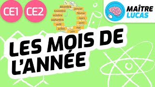 Les mois de lannée CE1  CE2  Cycle 2  Questionner le monde  Se repérer dans le temps [upl. by Verne361]