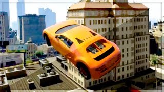 GTA 5 STUNTS  HIT A STUNT  Episode 25 GTA V STUNTS COMPILATION [upl. by Marina664]