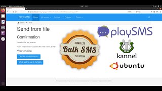 How to send bulk SMS from playSMS web panel using Kannel sms gateway [upl. by Sura912]