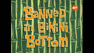 SpongeBob Title Card  Banned in Bikini Bottom European Spanish [upl. by Alleul174]