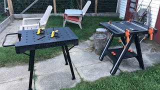 Dewalt folding table VS Worx folding table and the winner is [upl. by Ginsberg895]