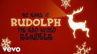 The Temptations  Rudolph The RedNosed Reindeer Lyric Video [upl. by Anirac]