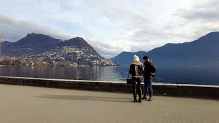 Lugano🇨🇭 on the last day of the year I December 2022 I 4K [upl. by Vary725]