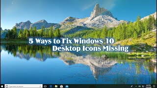 How to Add This PC Icon  My Computer Icon in DESKTOP Windows 10  কিভাবে ডেক্সটপে আইকন আনবেন [upl. by Skill]