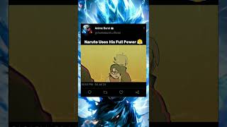 Naruto Uses His Full Power 😤  shorts shortvideo naruto narutoshippuden boruto sasuke viral [upl. by Ardiedak]