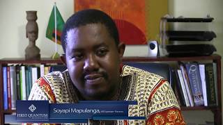 Profile Soyapi Mapulanga  FQM Human Resource Expert [upl. by Sokcin]