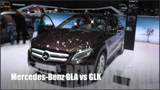 MercedesBenz GLA vs GLK [upl. by Alwin]