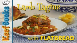 Lamb Tagine with Flatbread  Moroccan Lamb Stew [upl. by Ahsinej600]