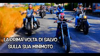 LA PRIMA VOLTA DI SALVO SULLA MINIMOTO [upl. by Hairahcez]