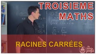 Racines carrées  définition  Mathématiques 3e  Les Bons Profs [upl. by Giovanni173]