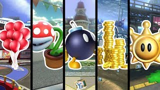 Mario Kart 8 Deluxe All Battle Modes All Courses [upl. by Adest821]