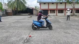 TWO WHEELER DRIVING TEST 220323  RTO FGUNJ [upl. by Easter644]