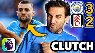 KOVAČIĆ YOU BEAUTIFUL MAN  Man City x Fulham Match Reaction [upl. by Allehs]