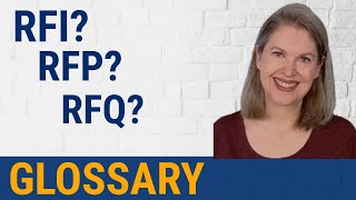 RFP vs RFQ vs RFI Explained [upl. by Manvel]