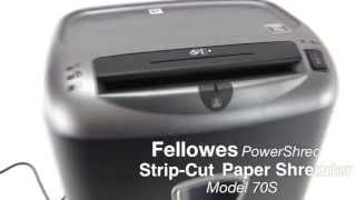 The Fellowes Powershred 70S Strip Cut Paper Shredder [upl. by Oby]