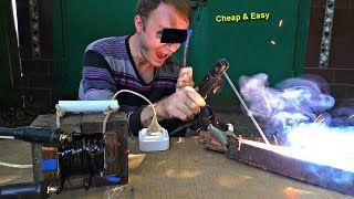 Easy Welding machine DIY  ⚡🔥 Cheap Simple Compact [upl. by Aguayo]