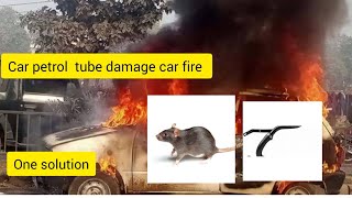 car petrol tube damage car fire one solution kanaguautocarriagecar [upl. by Wendelin271]