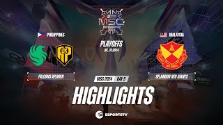 Falcons AP Bren vs Selangor Red Giants HIGHLIGHTS GRAND FINAL MSC 2024  SRG VS FCAP ESPORTSTV [upl. by Buckden]