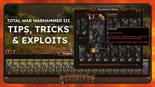 More tips tricks and exploits for Total war Warhammer 3 [upl. by Argyle]