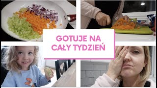 GOTUJE NA CAŁY TYDZIEŃ I LASAGNA LECZO CZOSNEK MUFINKIPANKEJKI I BATCH COOKING I JUST TYNA [upl. by Rhett]