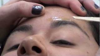 EYEBROW WAX Wax stuck to the eyelash MUST SEE watch to learn what to do [upl. by Lisette]