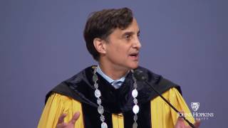 President Ronald J Daniels Speaking at Johns Hopkins University Commencement 2016 [upl. by Anialem]