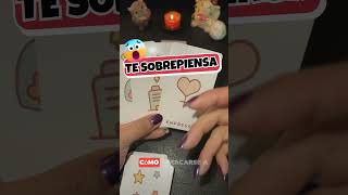 TE SOBREPIENSA 👇 tarotmexico tarotespana amor tarot tarotreading [upl. by Yatnoj752]