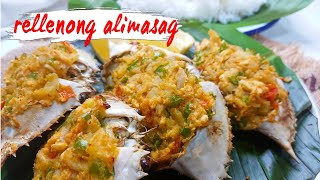 RELLENONG ALIMASAG  FAST and EASY WAY l Pinoy Food DXB l MABILIS na PAGLUTO ng RELLENONG ALIMASAG [upl. by Fisa]