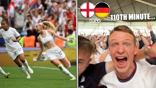 THE MOMENT ENGLAND WIN EURO 2022 vs GERMANY [upl. by Ingham597]