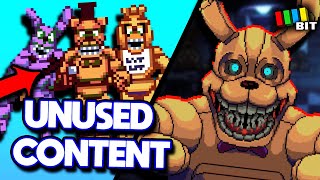 FNAF Into the Pit has A LOT of Unused Graphics  LOST BITS TetraBitGaming [upl. by Tansey]