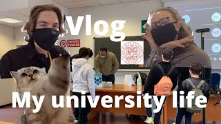 School Vlog My daily life in University of Bologna Guardi in 1080p [upl. by Jakie]