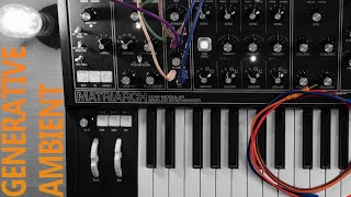 Moog Matriarch Generative Ambient Patch from scratch [upl. by Nnylylloh]