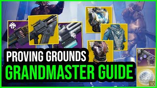 EASY PROVING GROUNDS GRANDMASTER GUIDE Destiny 2 Season of Defiance [upl. by Knowlton]