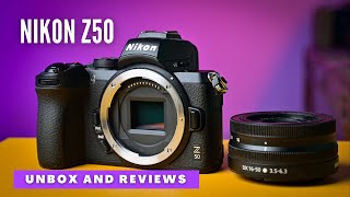 Nikon z50 mirrorless camera unboxing and reviews [upl. by Raychel]