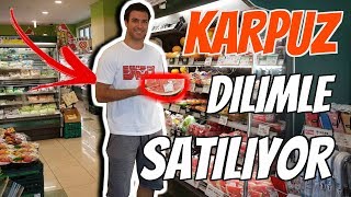 JAPONYADA KARPUZ DİLİMLE SATILIYOR  Japonyada Market Alışverişi Neler Alınır  Japonyada Yaşam [upl. by Goodrow]