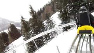 Alpin Coaster Fieberbrunn im Winter [upl. by Margarette]