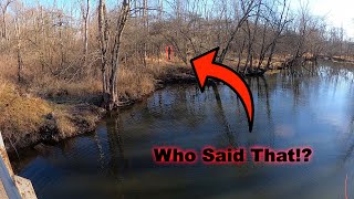 Crazy Lady In The Woods Yells At Us Magnet Fishing [upl. by Parent]