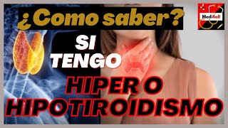 Como saber si tengo HipoHipertiroidismo Sintomas y pruebas TSH T3 y T4 [upl. by Ayiotal]