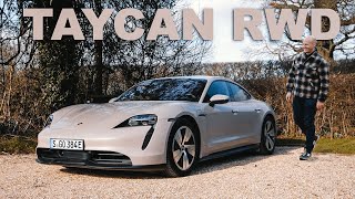 Trying To DRIFT The New RWD Porsche Taycan [upl. by Onitnevuj]