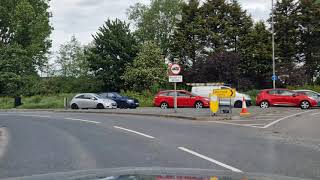 Crewe Green Roundabout from Sydney Road 5th Exit to Hungerford Road Crewe Driving Test Route Help [upl. by Baniez]