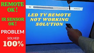 LED TV REMOTE NOT WORKING  ELECTRONIC SECRET [upl. by Nrojb]