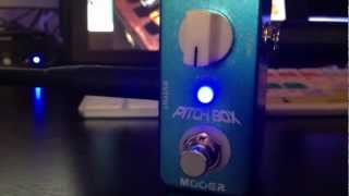 Mooer Micro Pitch Box pedal  Review [upl. by Maren432]