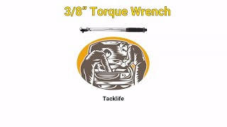 Tacklife 38” Torque Wrench Review [upl. by Mattheus]