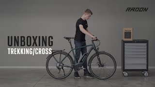 RADON BIKES  Unboxing TrekkingCross amp TrekkingCross EBike [upl. by Ecnarwal]