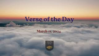 Verse of the Day  March 11 2024 verseoftheday dailybibleverses bible prayer [upl. by Dolli]