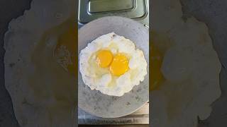 Half Fry Egg Recipe shorts [upl. by Garcon]