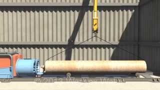 Trenchless technology  auger bore [upl. by Gibrian]