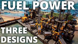 100 EFFICIENT Fuel Power Plant Build Guide incl Multiple Designs  Satisfactory 10 [upl. by Annel]